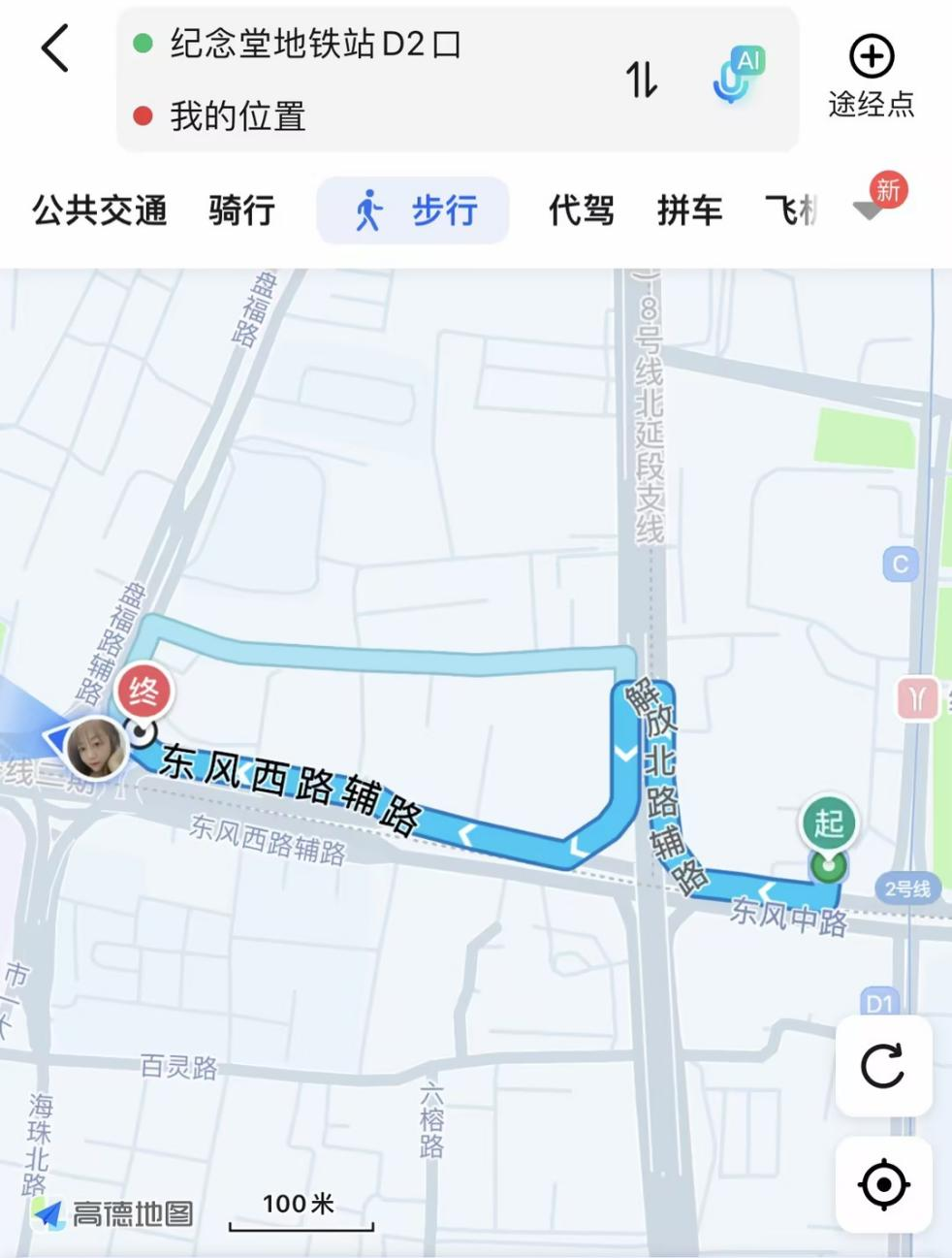 地铁长寿路站出口图